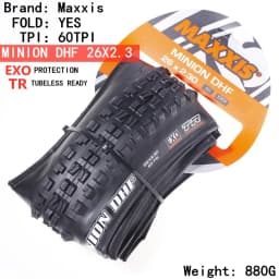 Maxis Minion DHF (M301Ru) 26x2.3 27.5x2.3/2.5/2.8 29x2.3/2.5 Folding Downhill Tires For Mountain Bikes Are More Wear-resistant
