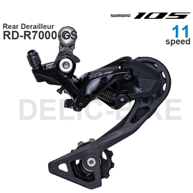 SHIMANO 105 R7000 Rear Derailleur RD-R7000-GS -Medium Cage- SHIMANO SHADOW RD 11-speed covers 11-28T to 11-34T Original parts