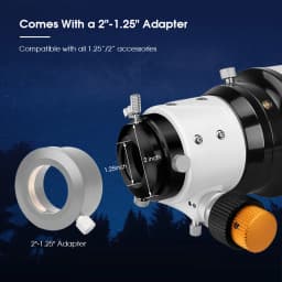 Svbony SV503 Astro Telescope 70/80/102ED Extra Low Dispersion Achromatic Refractor OTA For Exceptional Viewing Astrophotography