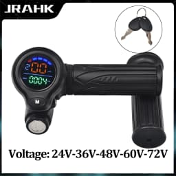 JRAHK Bike Electric Scooter Accelerator Display Ebike Throttle Digital Monitor For Bicycle 48v Electric Scooter Trigger