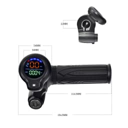 JRAHK Bike Electric Scooter Accelerator Display Ebike Throttle Digital Monitor For Bicycle 48v Electric Scooter Trigger