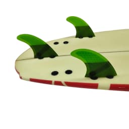 Thruster Tri Fins S/M/L/K2.1 Honeycomb Fiberglass Surfboard Fin with Double Tabs UPSURF FCS Compatible Surf Board Stabilizers