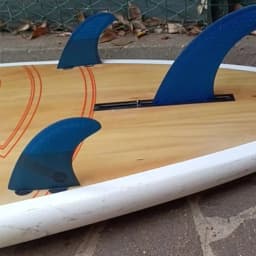 Thruster Tri Fins S/M/L/K2.1 Honeycomb Fiberglass Surfboard Fin with Double Tabs UPSURF FCS Compatible Surf Board Stabilizers