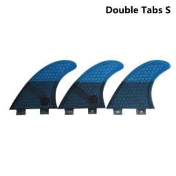 Thruster Tri Fins S/M/L/K2.1 Honeycomb Fiberglass Surfboard Fin with Double Tabs UPSURF FCS Compatible Surf Board Stabilizers