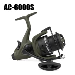 W.P.E AC Spinning Reel 5000/6000 Ball Bearings 7+1 High Gear Ratio 5.1:1 Carp Feeder Fishing Reel Full Matel Line Spool Tackle