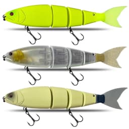 Fishing Lure Swimming Bait Jointed Floating/sinking Giant Hard Bait Section Lure For Big Bait Bass Pike Minnow Lure Size 245mm