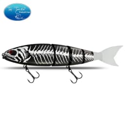 Fishing Lure Swimming Bait Jointed Floating/sinking Giant Hard Bait Section Lure For Big Bait Bass Pike Minnow Lure Size 245mm