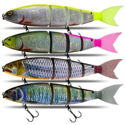 Fishing Lure Swimming Bait Jointed Floating/sinking Giant Hard Bait Section Lure For Big Bait Bass Pike Minnow Lure Size 245mm