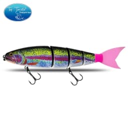 Fishing Lure Swimming Bait Jointed Floating/sinking Giant Hard Bait Section Lure For Big Bait Bass Pike Minnow Lure Size 245mm