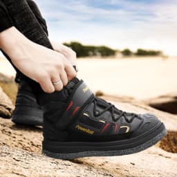 Rock Offshore Fishing Shoes Men's Waterproof Skid-proof Reef-climbing Air-permeable Handiness Felt Spike Soles