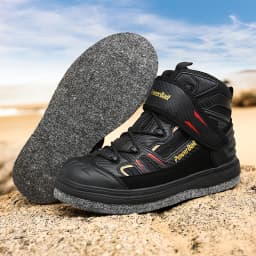 Rock Offshore Fishing Shoes Men's Waterproof Skid-proof Reef-climbing Air-permeable Handiness Felt Spike Soles