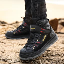 Rock Offshore Fishing Shoes Men's Waterproof Skid-proof Reef-climbing Air-permeable Handiness Felt Spike Soles