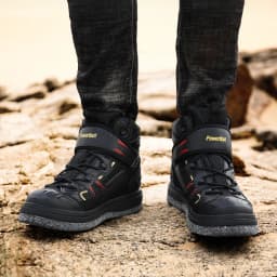 Rock Offshore Fishing Shoes Men's Waterproof Skid-proof Reef-climbing Air-permeable Handiness Felt Spike Soles