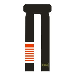 Width 4.5cm Brazilian Jiu-Jitsu Black Belt Adult BJJ Master Instructor Level System A0 A1 A2 A3 A4 A5 Hard Customize