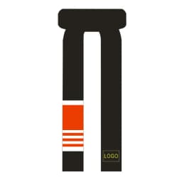 Width 4.5cm Brazilian Jiu-Jitsu Black Belt Adult BJJ Master Instructor Level System A0 A1 A2 A3 A4 A5 Hard Customize
