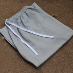 Women Cotton Linen Sports Trousers Solid Color Drawstring Loose Fit Comfortable Chinese Style Tai Chi Martial Arts Kung Fu Pants