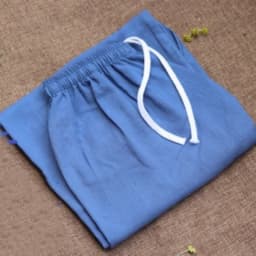 Women Cotton Linen Sports Trousers Solid Color Drawstring Loose Fit Comfortable Chinese Style Tai Chi Martial Arts Kung Fu Pants