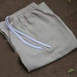 Women Cotton Linen Sports Trousers Solid Color Drawstring Loose Fit Comfortable Chinese Style Tai Chi Martial Arts Kung Fu Pants