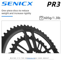 SENICX PR3 High-Quality Road Bicycle Crankset 165/170/172.5/175mm Chain 46-30T/50-34T/52-36T Aluminum Cranks for Road Bike