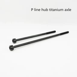 Folding bike front and rear hub titanium shaft for brompton P line hub titanium axle