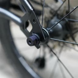 Folding bike front and rear hub titanium shaft for brompton P line hub titanium axle