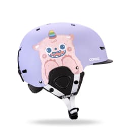 COPOZZ Kids Cartoons Ski Helmet Integrally-molded Safety Outdoor Skiing Cycling Protection Helmet Skiing Equipment