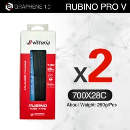Vittoria Tire Rubino Pro V 700 X 28/700X30c Graphene 2.0 100TPI Nylon Road Bike Tire Black,Tan,Blue,Red,Yellow, White Road Tyre