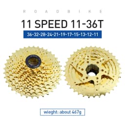 VG Sports All Size Road Bike 8 9 10 11 Speed Velocidade Bicycle Freewheel 11-25T/28T/32T/36T Bicycle Cassette Freewheel Sprocket