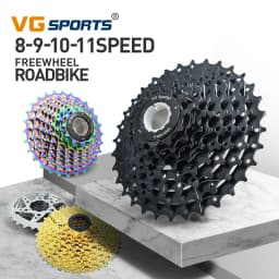 VG Sports All Size Road Bike 8 9 10 11 Speed Velocidade Bicycle Freewheel 11-25T/28T/32T/36T Bicycle Cassette Freewheel Sprocket