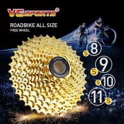 VG Sports All Size Road Bike 8 9 10 11 Speed Velocidade Bicycle Freewheel 11-25T/28T/32T/36T Bicycle Cassette Freewheel Sprocket
