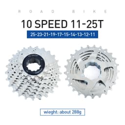 VG Sports All Size Road Bike 8 9 10 11 Speed Velocidade Bicycle Freewheel 11-25T/28T/32T/36T Bicycle Cassette Freewheel Sprocket