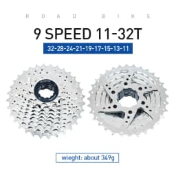 VG Sports All Size Road Bike 8 9 10 11 Speed Velocidade Bicycle Freewheel 11-25T/28T/32T/36T Bicycle Cassette Freewheel Sprocket