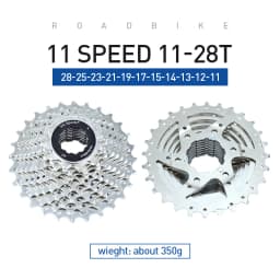 VG Sports All Size Road Bike 8 9 10 11 Speed Velocidade Bicycle Freewheel 11-25T/28T/32T/36T Bicycle Cassette Freewheel Sprocket