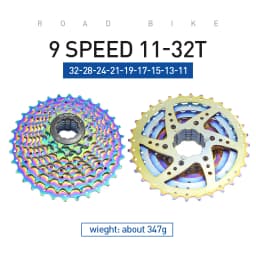 VG Sports All Size Road Bike 8 9 10 11 Speed Velocidade Bicycle Freewheel 11-25T/28T/32T/36T Bicycle Cassette Freewheel Sprocket