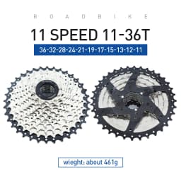 VG Sports All Size Road Bike 8 9 10 11 Speed Velocidade Bicycle Freewheel 11-25T/28T/32T/36T Bicycle Cassette Freewheel Sprocket