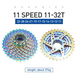 VG Sports All Size Road Bike 8 9 10 11 Speed Velocidade Bicycle Freewheel 11-25T/28T/32T/36T Bicycle Cassette Freewheel Sprocket