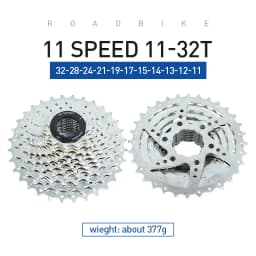 VG Sports All Size Road Bike 8 9 10 11 Speed Velocidade Bicycle Freewheel 11-25T/28T/32T/36T Bicycle Cassette Freewheel Sprocket