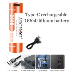 Archon V10s II Scuba Diving Light Flashlight Portable Underwater Lamp 1200 Lumen With 18650 Battery Torch Dive Video Photoraphy