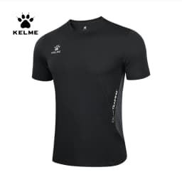 KELME Men's T-shirt Running Sports Shirt Short Sleeve Trainning Exercise Gym Quick Dry Sportswear Breathable T-Shirt 8151TX1003