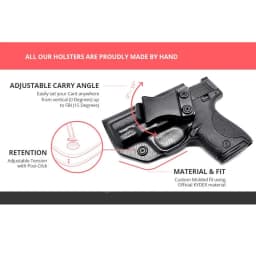 Inside Waistband Kydex Internal Holster For Bersa Thunder 380 Cc appendix Concealed Carry IWB Belt Pant Concealment Case