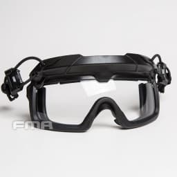 Gray/Transparent Safety Goggles Explosion Proof Lens (3MM Thickness) Tactical FMA Outdoor Helmet Protetive