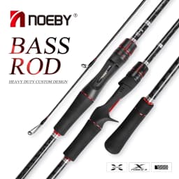 Noeby Spinning Casting Fishing Rod 2.13m 2.29m M MH Power 2 Section Freshwater Rods Lure Weight 7-35g for Bass Fishing Rod