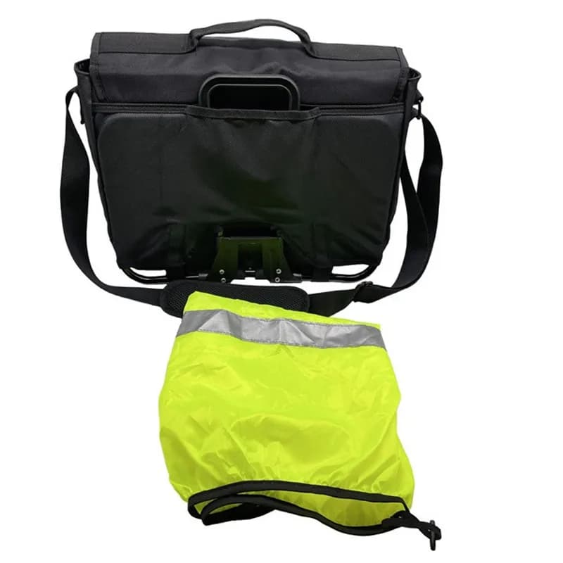 Bicycle Bags & Panniers Use For Brompton Birdy Folding Bike Front Storage Bag handbag With Rainproof Cover Aluminum Mount
