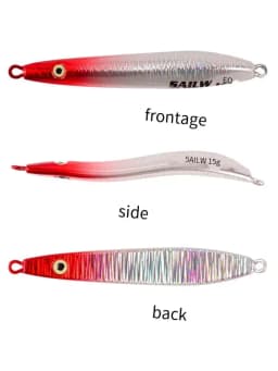 PD Fishing Gear Iron Plate Road Runner Bait Set Sea Fishing Long Casting Sequins Shore Casting s-Bait Fish Floating Down