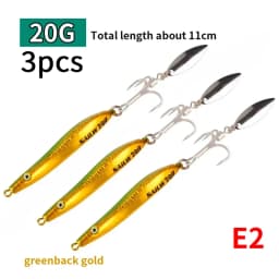 PD Fishing Gear Iron Plate Road Runner Bait Set Sea Fishing Long Casting Sequins Shore Casting s-Bait Fish Floating Down
