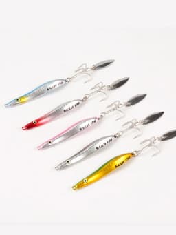 PD Fishing Gear Iron Plate Road Runner Bait Set Sea Fishing Long Casting Sequins Shore Casting s-Bait Fish Floating Down