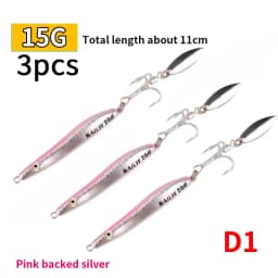 PD Fishing Gear Iron Plate Road Runner Bait Set Sea Fishing Long Casting Sequins Shore Casting s-Bait Fish Floating Down