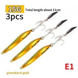 PD Fishing Gear Iron Plate Road Runner Bait Set Sea Fishing Long Casting Sequins Shore Casting s-Bait Fish Floating Down