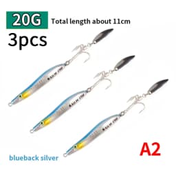 PD Fishing Gear Iron Plate Road Runner Bait Set Sea Fishing Long Casting Sequins Shore Casting s-Bait Fish Floating Down