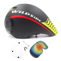 TT Cycling Helmet Lens Goggles Triathlon Tri Aero Road Bike Helmet Timetrial Race Bicycle Helmet Men Casco Ciclismo Accessories